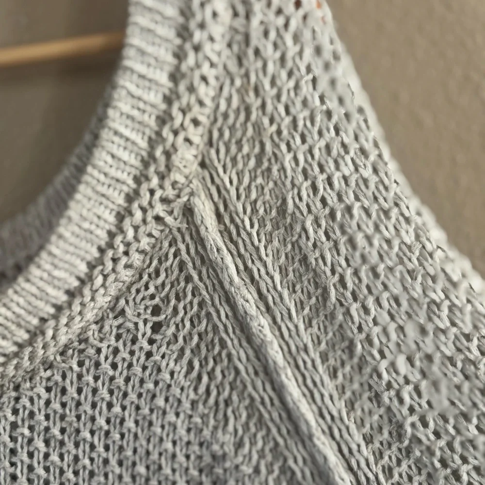 Free People Heather Gray Knit Sweater - Picture 8 of 12